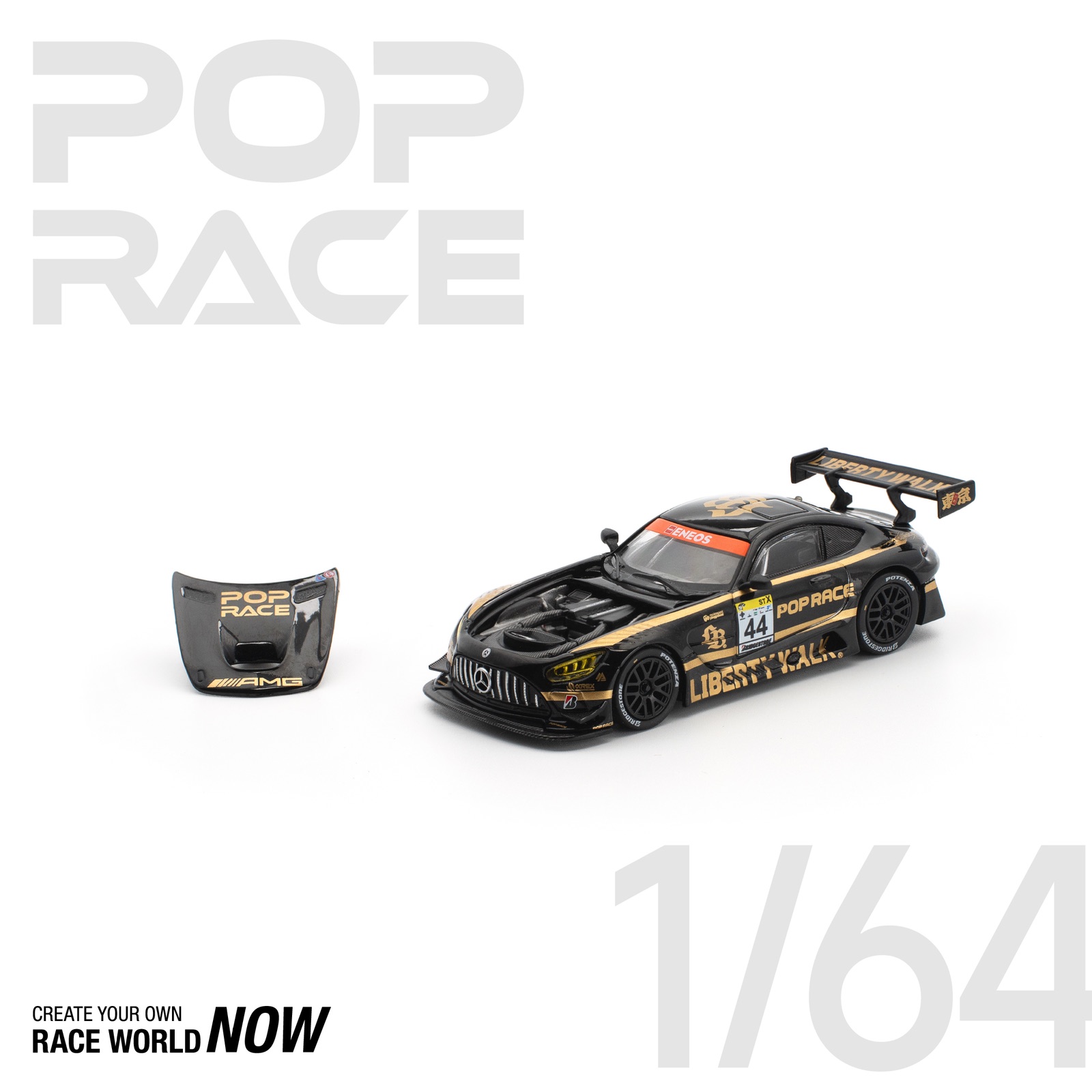 Poprace LBWK AMG GT3 EVO — Poprace 1:64 | Minifygram