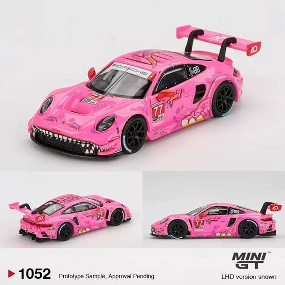 MiniGT 1052 Porsche 911 GT3 R #77 — Minifygram