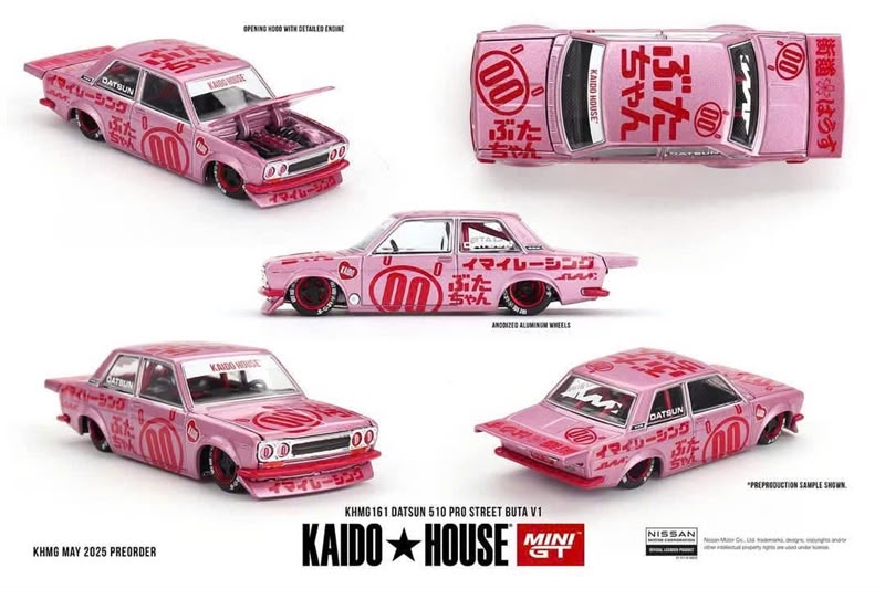 KHMG161 Datsun 510 Pro Street Buta V1 — Kaido House 1:64 | Minifygram