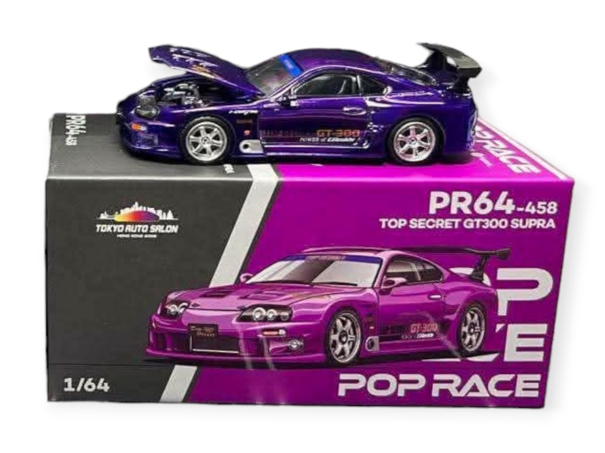 Poprace TS GT300 Supra PR64-458 — Hotwheels 1:64 | Minifygram