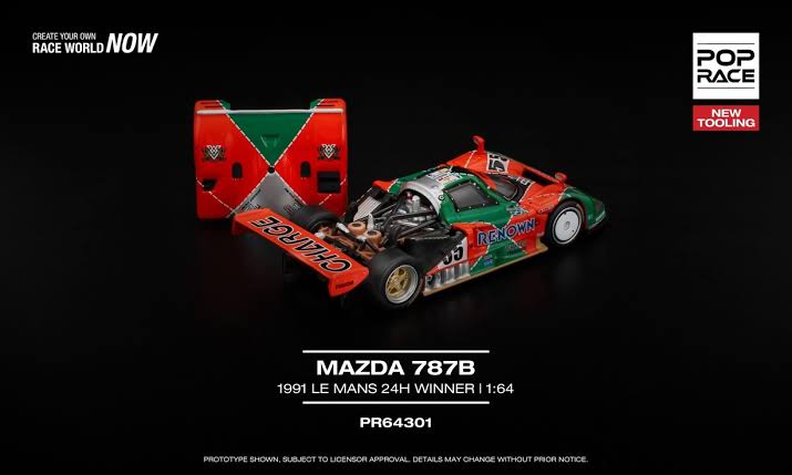 Poprace Mazda 787 PR64-301 — Minifygram